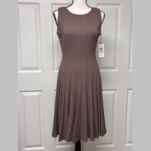 NWT Calvin Klein dress Size 6. Color Taupe.